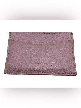 Tiffany & Co. card case holder leather wallet pink